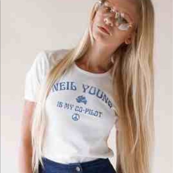 ISO Sugarhigh + Lovestoned Neil Young Co-Pilot tee - Picture 1 of 2